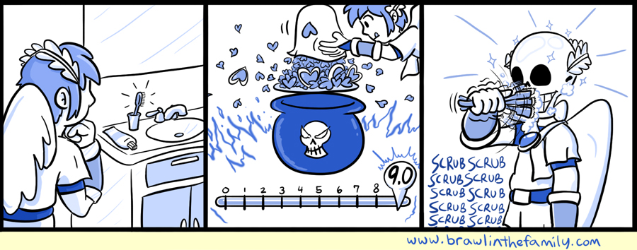 9.0 Intensity Toothbrush: eradicates tartar and other pesky tooth-concealing substances, like your face!