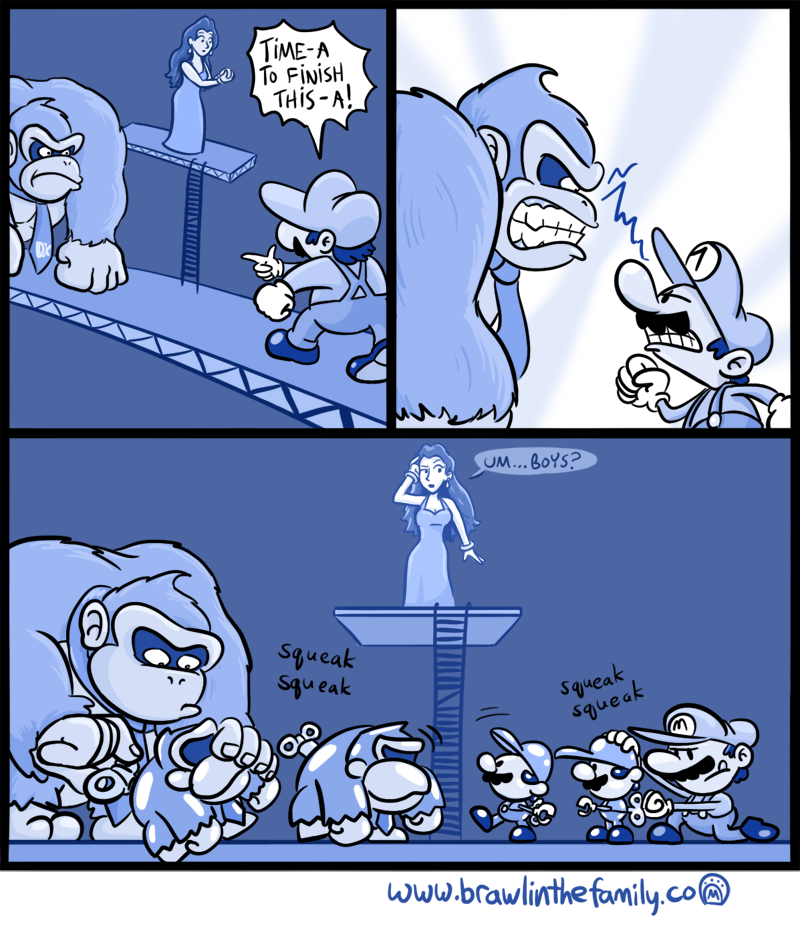 Damsel-saving: it's what separates the men from the toys