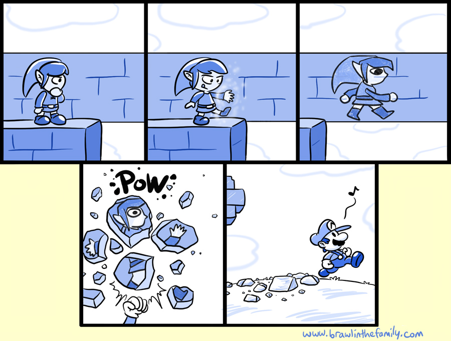 Mario's been hitting the Links a lot lately, hasn't he?