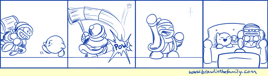 ''Alright, back to using Meta Knight...''