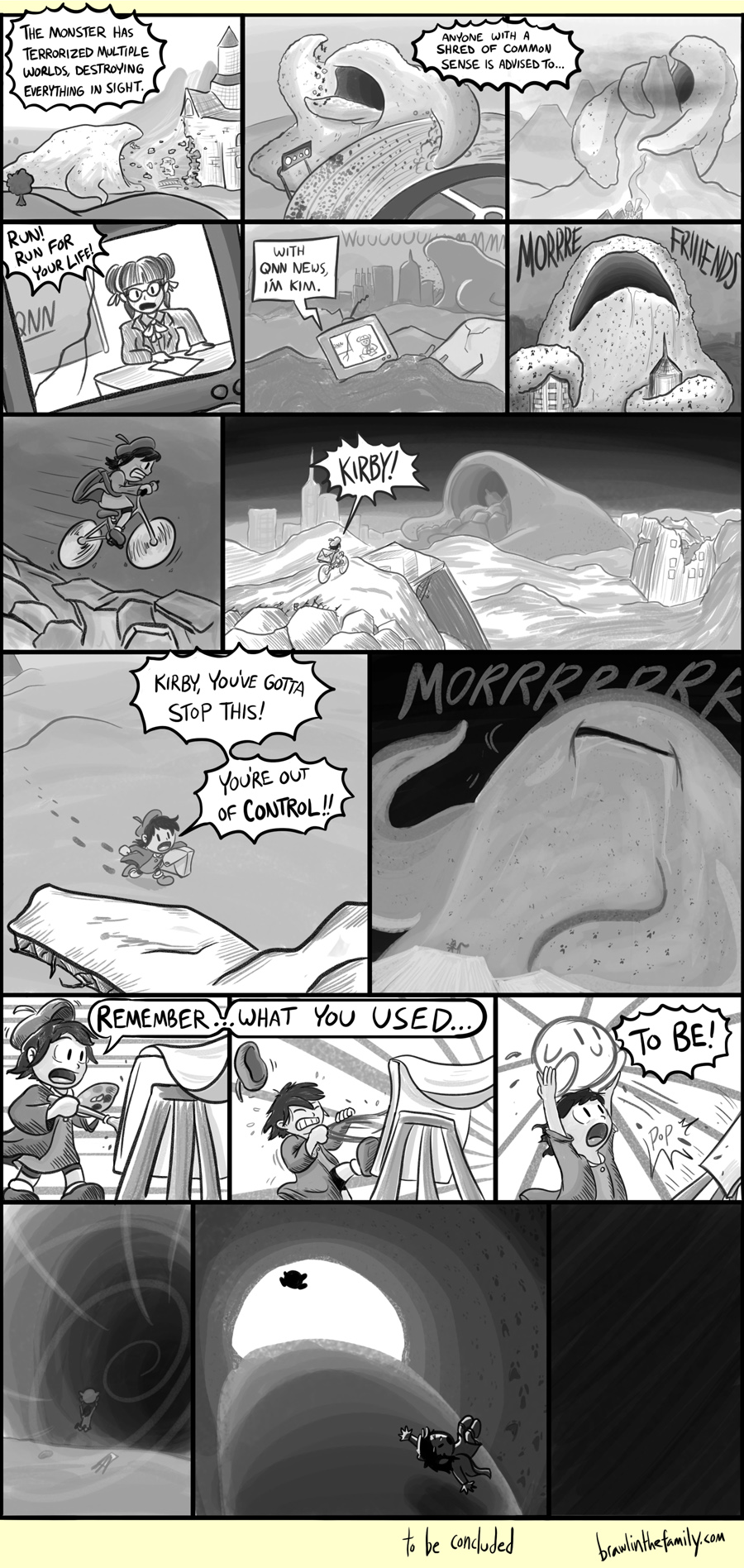 You're late for dinner, Adeleine--everyone's already eaten.