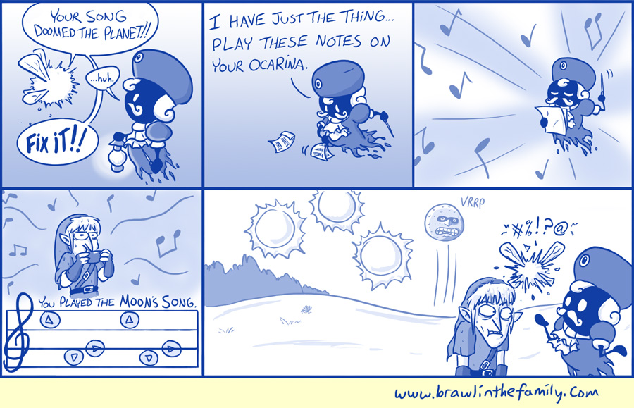 ''Okay, well, now try playing this 'Giant's Song' four times...''