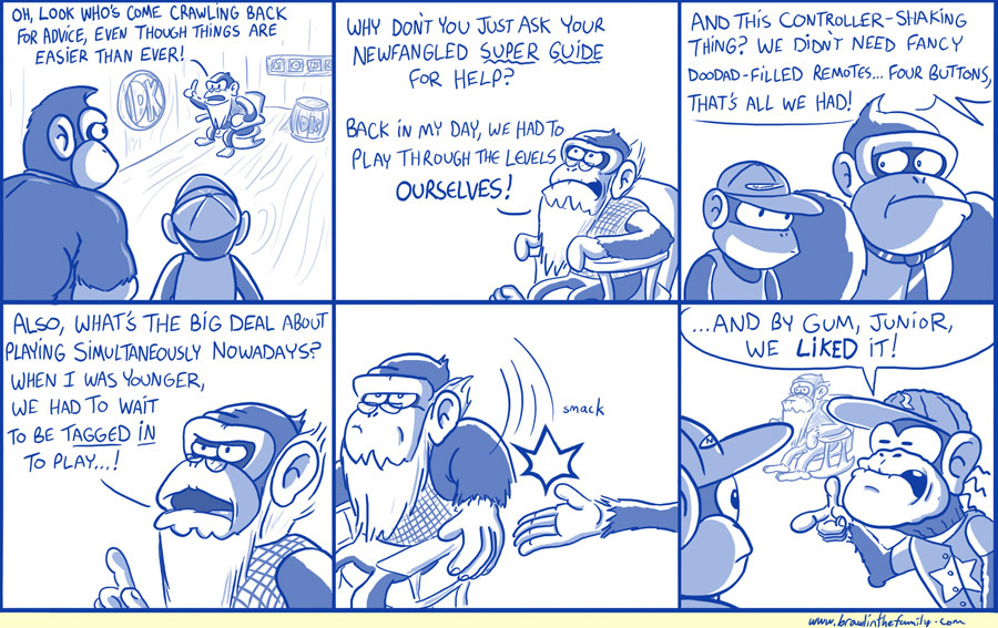 So how old must Mario be by this point...?