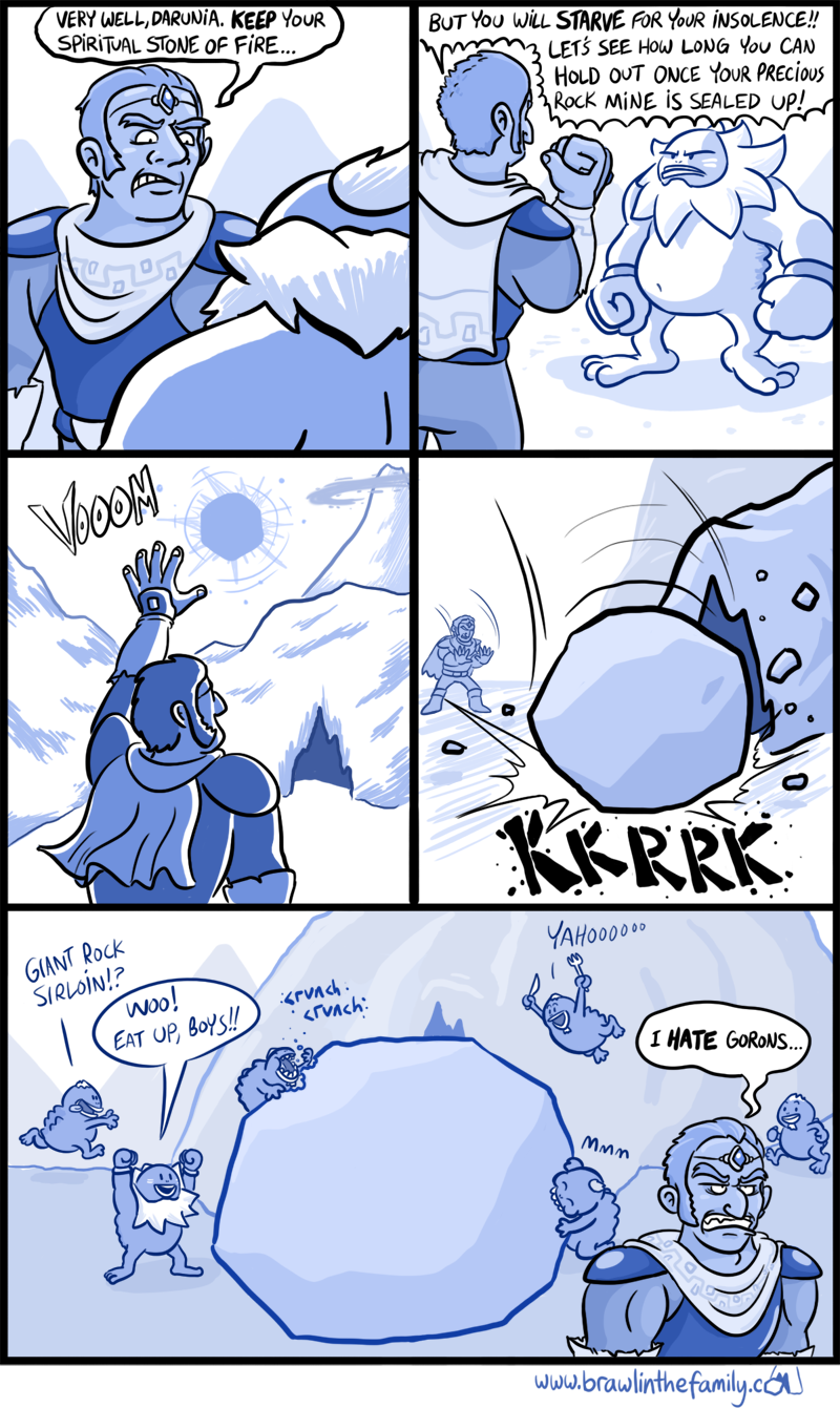 If anything, Link's a bigger threat to their food than Ganondorf, always blowin' it up with explosives