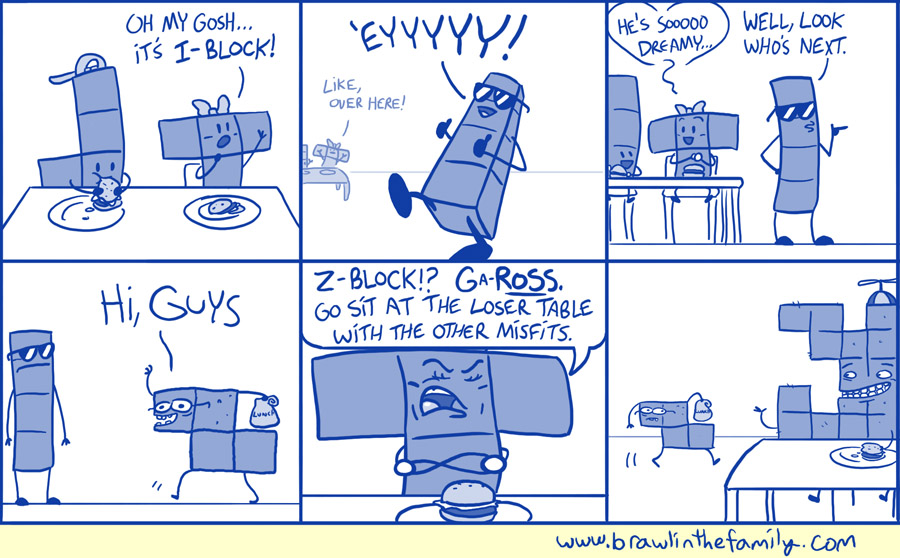 It can be hard to fit in sometimes.