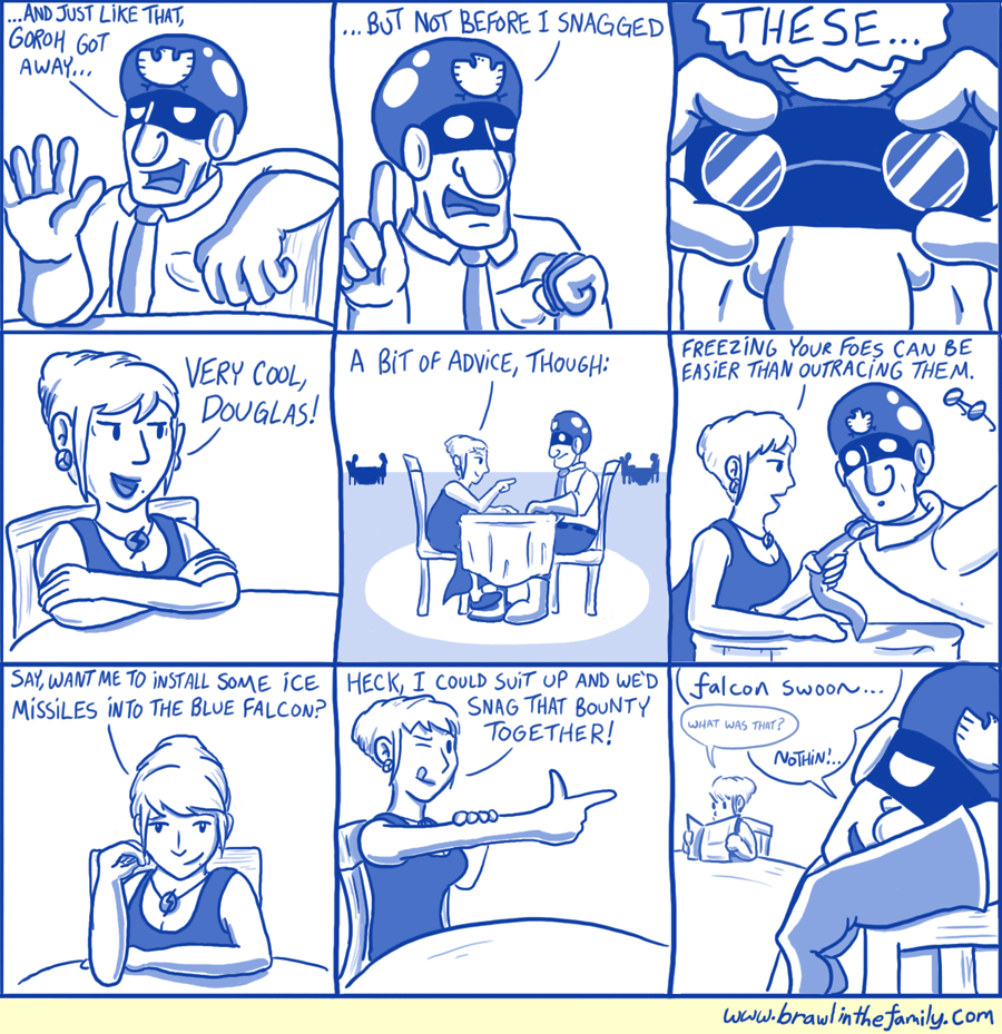 I really wanted to make a Falcon Lunch joke here, but alas, they're having dinner.