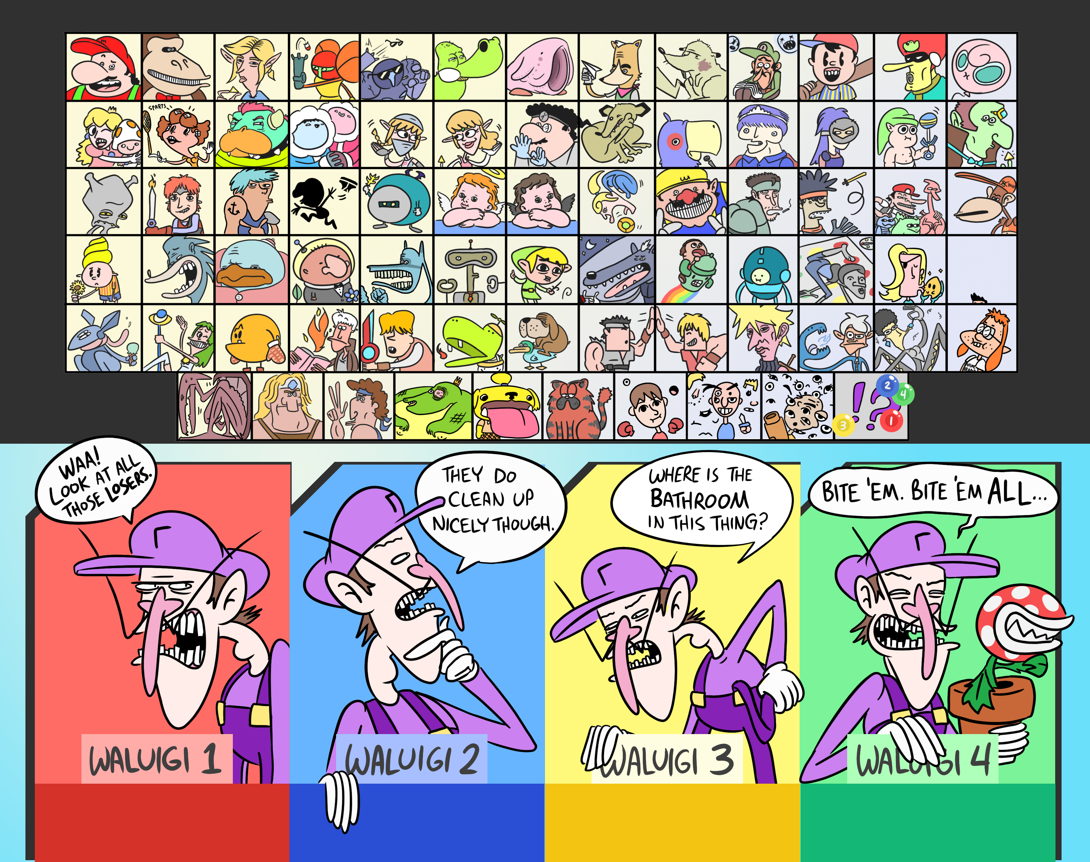 Everyone Is Weird Waluigi