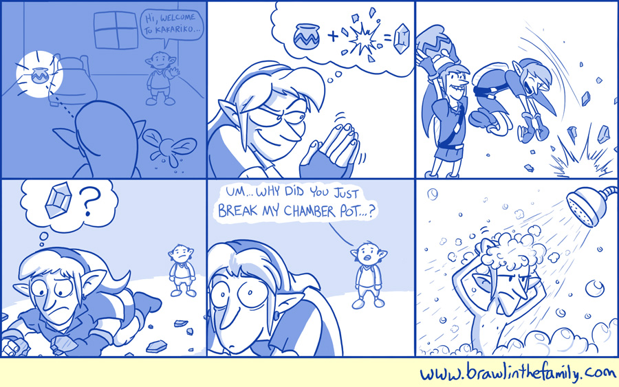 Link has a pot problem.