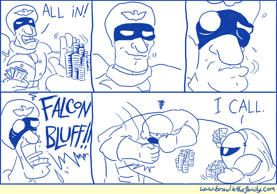 Captain Falcon Plays Poker