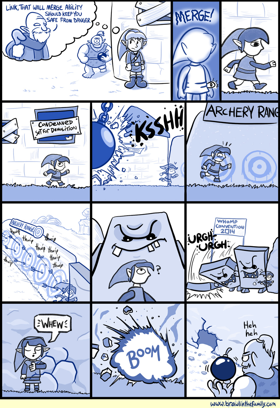 Don't expect to get a word out of Link--it's like talking to a brick wall.