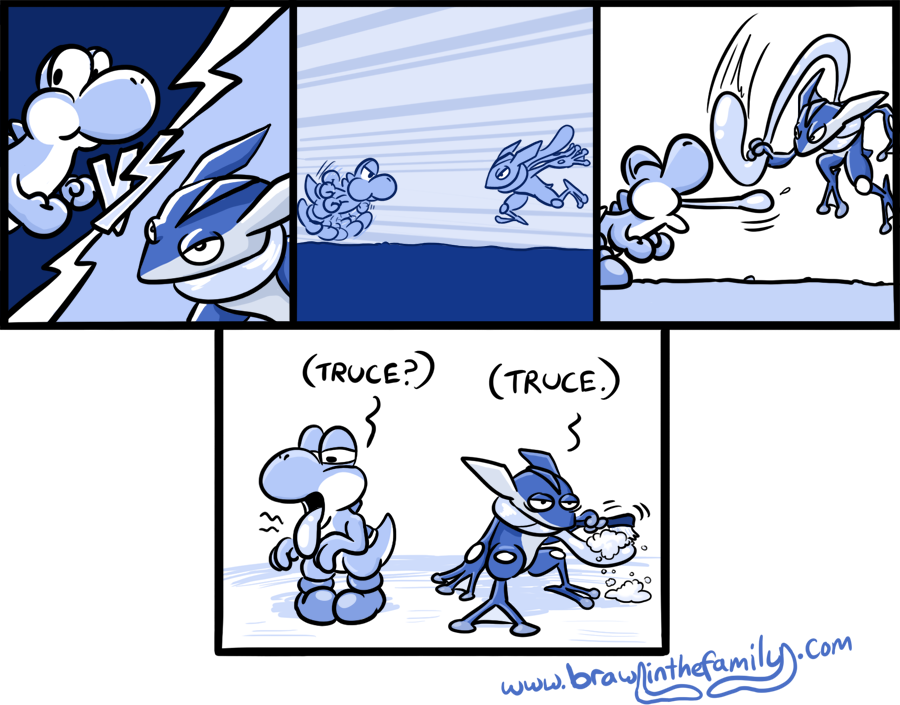 Greninja has it rough.