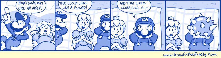 ''Hey, now I just see lots of pretty stars...''